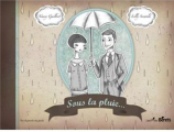 Couverture Sous la pluie Editions Les p'tits bérets 2013