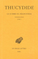 Couverture La Guerre du Péloponnèse, tome 1 Editions Les Belles Lettres (Collection des universités de France - Série grecque) 1990
