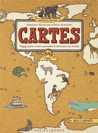 Couverture Cartes : Voyage parmi mille curiosités et merveilles du monde