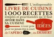 Couverture livre de cuisine 1000 recettes Editions First 2013