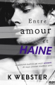 Couverture Entre amour et haine Editions MxM Bookmark (Romance) 2022
