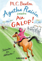 Couverture Agatha Raisin enquête, tome 31 : Au galop ! Editions Albin Michel 2022
