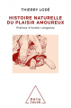 Couverture Histoire naturelle du plaisir amoureux Editions Odile Jacob 2021