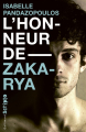 Couverture L'honneur de Zakarya Editions Gallimard  (Scripto) 2022