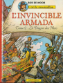 Couverture Cori le Moussaillon, tome 3 : L'invincible Armada, partie 2 : Le Dragon des mers Editions Casterman 1980