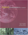 Couverture Macroeconomics in context Editions M. E. Sharpe 2009