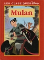 Couverture Mulan Editions France Loisirs (Les classiques Disney) 1998
