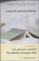 Couverture Leçons particulières Editions Jacqueline Chambon 2009