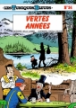 Couverture Les Tuniques Bleues, tome 34 : Vertes Années Editions Dupuis 1992