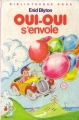 Couverture Oui-Oui s'envole Editions Hachette (Bibliothèque Rose - Mini-rose) 1973