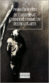 Couverture De l'assassinat considéré comme un des beaux-arts Editions Gallimard  (L'étrangère) 1995