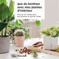 Couverture Que du bonheur avec mes plantes d'intérieur Editions Rustica 2022
