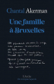 Couverture Une famille à Bruxelles Editions L'Arche 2022