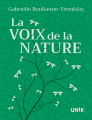 Couverture La voix de la nature Editions Héritage (Unik) 2022