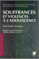 Couverture Souffrances et violences à l'adolescence Editions ESF 2000