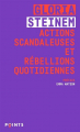 Couverture Actions scandaleuses et rébellions quotidiennes Editions Points (Féministe) 2022