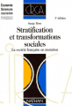 Couverture Stratification et transformations sociales, la société française en mutation  Editions Nathan (Université) 1995