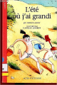 Couverture L'été où j'ai grandi  Editions Actes Sud 2006