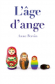 Couverture L'âge d'ange Editions L'École des loisirs (Médium + poche) 2018