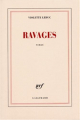 Couverture Ravages Editions Gallimard  (Blanche) 1955