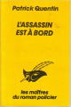 Couverture L'assassin est à bord Editions Le Masque 1985