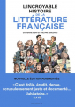 Couverture L'incroyable histoire de la littérature française Editions Les Arènes 2022