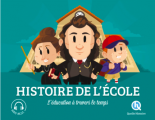 Couverture Histoire de l'école Editions Quelle histoire 2020