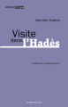 Couverture Visite dans l'Hadès Editions Le Bord de l'Eau 2014