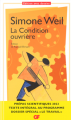 Couverture La condition ouvrière Editions Garnier Flammarion 2022