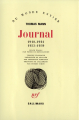 Couverture Journal : 1918-1921 - 1933-1939 Editions Gallimard  (Du monde entier) 1985