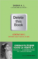 Couverture Delete this book Editions Contre-dires (Agent Provocateur) 2021
