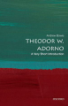 Couverture Theodor W. Adorno: A Very Short Introduction Editions Oxford University Press 2022