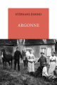Couverture Argonne Editions de La Table ronde 2022