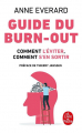 Couverture Guide du burn-out Editions Le Livre de Poche 2019