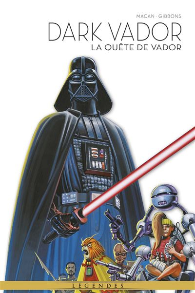 Couverture Star Wars : La légende de Dark Vador : La quête de Vador