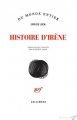 Couverture Histoire d'Irène Editions Gallimard  (Du monde entier) 2015