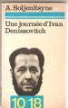 Couverture Une journée d'Ivan Denissovitch Editions 10/18 1963