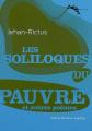 Couverture Les soliloques du pauvre et autres poèmes Editions Au diable Vauvert (VO.X) 2009