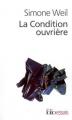 Couverture La condition ouvrière Editions Folio  (Essais) 2002