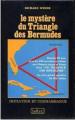 Couverture Le mystère du triangle des Bermudes Editions Belfond (Initiation et Connaissance) 1975