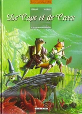 Couverture De cape et de crocs, tome 04 : Le Mystère de l'île étrange