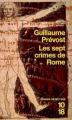 Couverture Les Sept crimes de Rome Editions 10/18 (Grands détectives) 2006