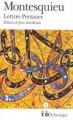 Couverture Lettres persanes Editions Folio  (Classique) 2004