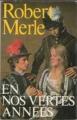 Couverture Fortune de France, tome 02 : En nos vertes années Editions Plon 1979
