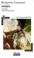 Couverture Adolphe Editions Folio  (Plus classiques) 2007