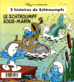 Couverture 2 histoires de Schtroumpfs : Le Schtroumpf sous-marin  Editions Le Lombard (Jeunesse) 1996