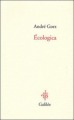 Couverture Écologica Editions Galilée 2008