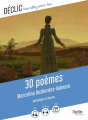 Couverture 30 poèmes de Marceline Desbordes-Valmore Editions Belin Éducation (Déclic) 2022