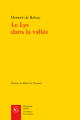 Couverture Le Lys dans la vallée Editions Garnier (Classiques) 2018