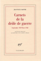 Couverture Les carnets de la drôle de guerre Editions Gallimard  (Blanche) 1995